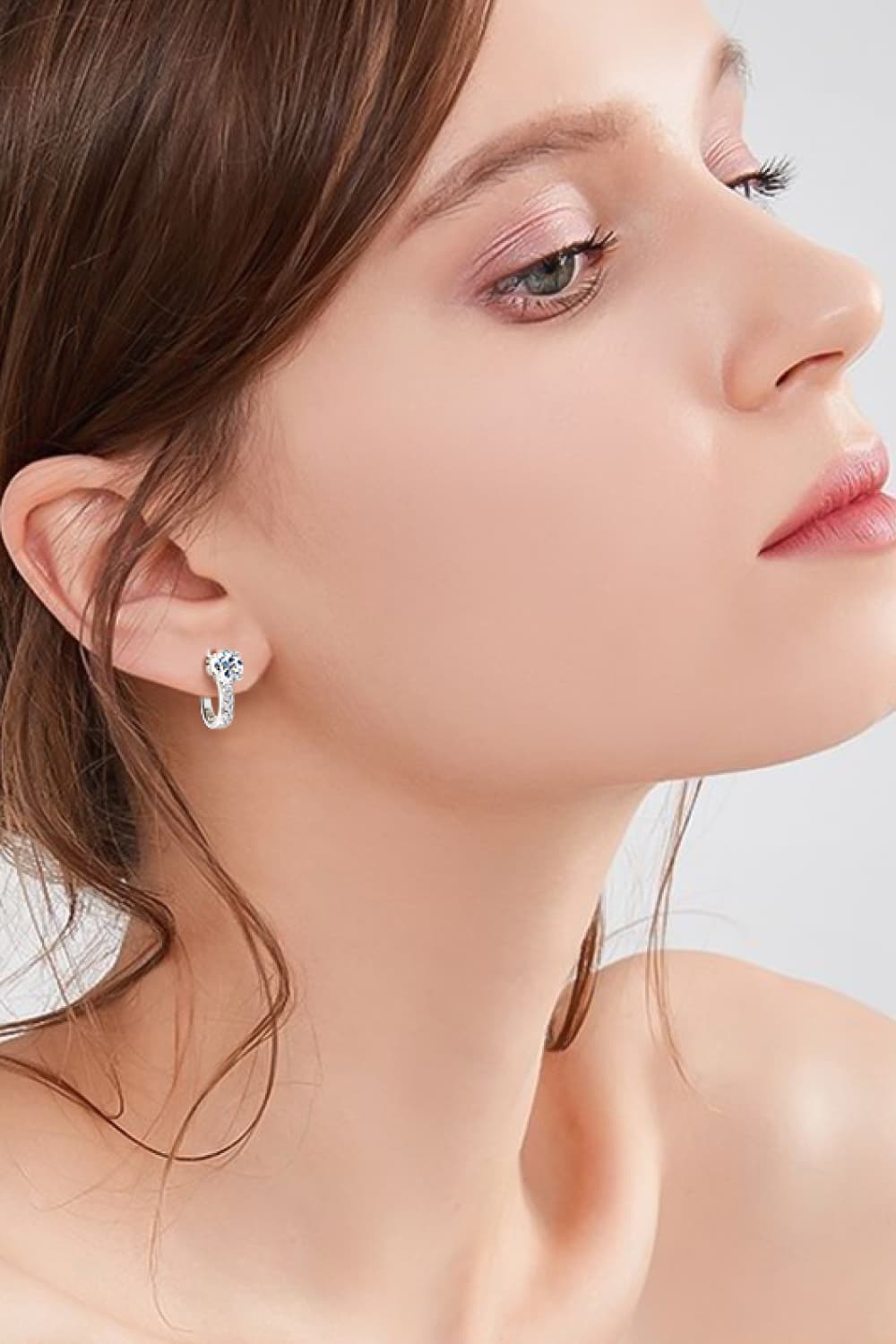 2 Carat Moissanite 925 Sterling Silver Earrings-Bijou Crush