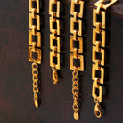 Titanium Steel Hollow Square Chain Bracelet-Bijou Crush