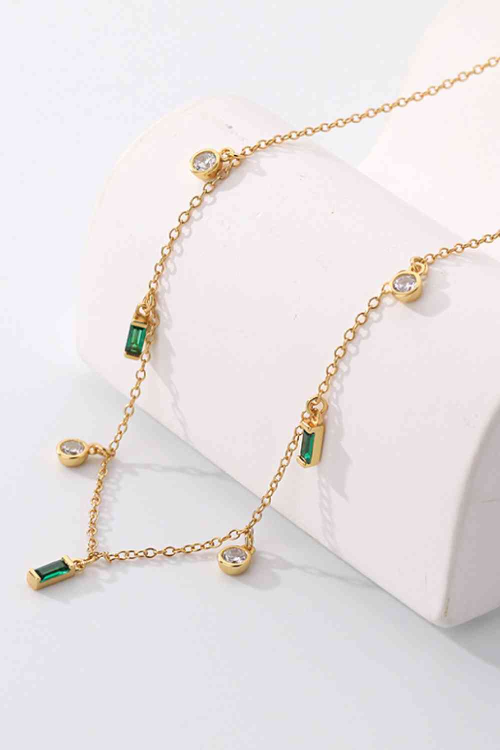 18K Gold Plated Multi-Charm Chain Necklace-Bijou Crush