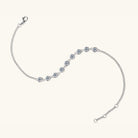Inlaid Moissanite 925 Sterling Silver Bracelet-Bijou Crush