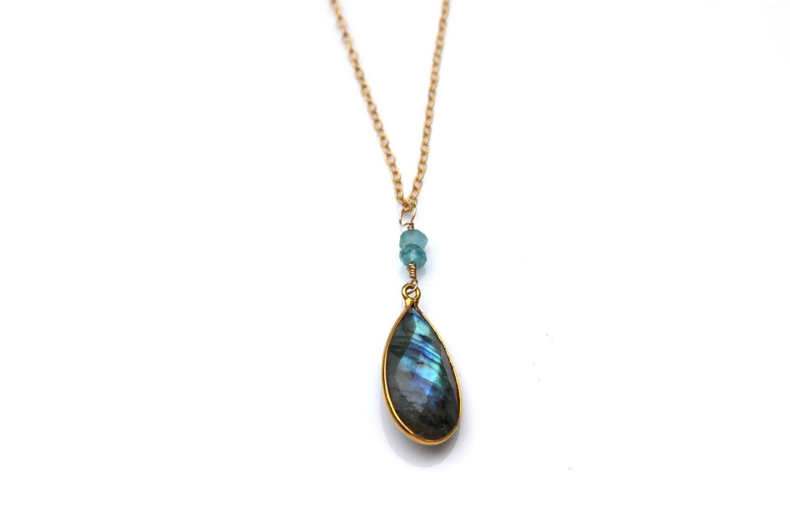 Labradorite Necklace-Bijou Crush