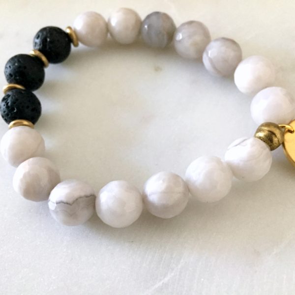 Breathe Charm Bracelet-Bijou Crush