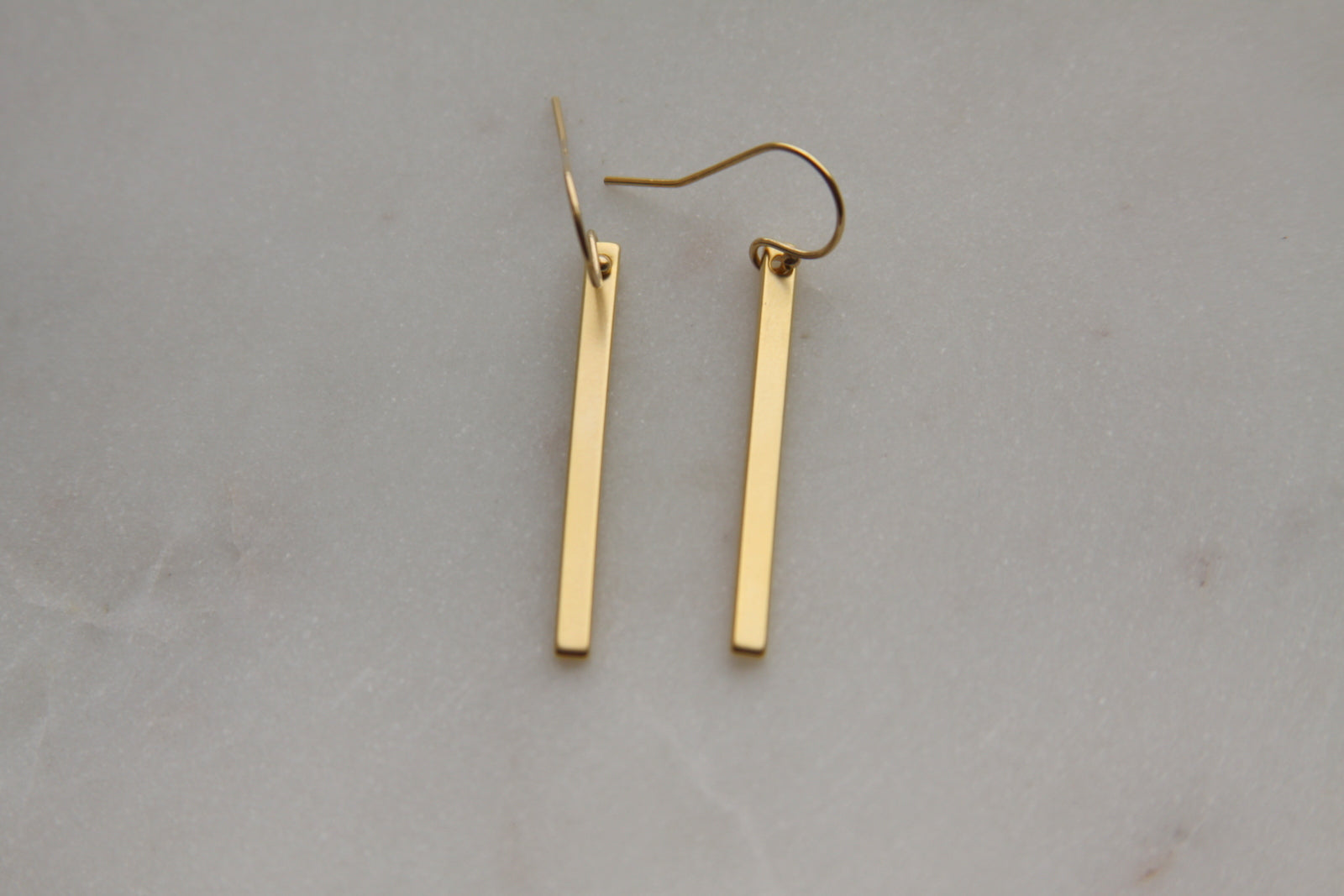 Gold Stick Earrings-Bijou Crush