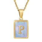 Fashion Letter Titanium Steel Necklace-Bijou Crush