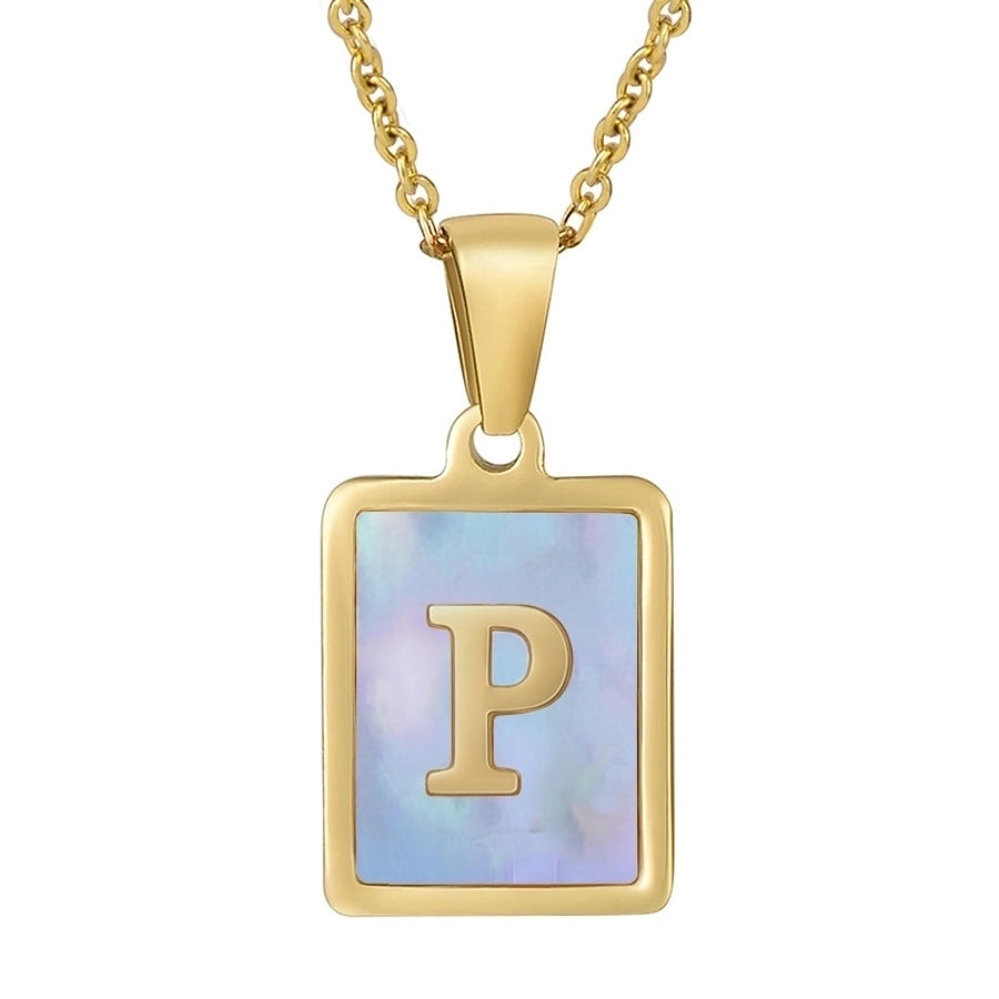 Fashion Letter Titanium Steel Necklace-Bijou Crush