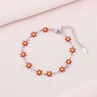 Basic Flower Stainless Steel 18K Gold Plated None Bracelets-Bijou Crush