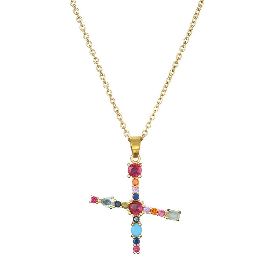 Copper Letter Copper Necklaces-Bijou Crush