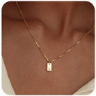 Trendy Minimalist Casual Necklace Letter Alloy Plating Women's Necklace-Bijou Crush