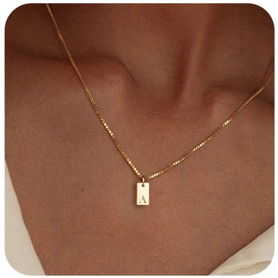 Trendy Minimalist Casual Necklace Letter Alloy Plating Women's Necklace-Bijou Crush