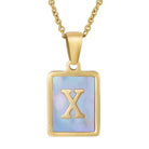 Fashion Letter Titanium Steel Necklace-Bijou Crush