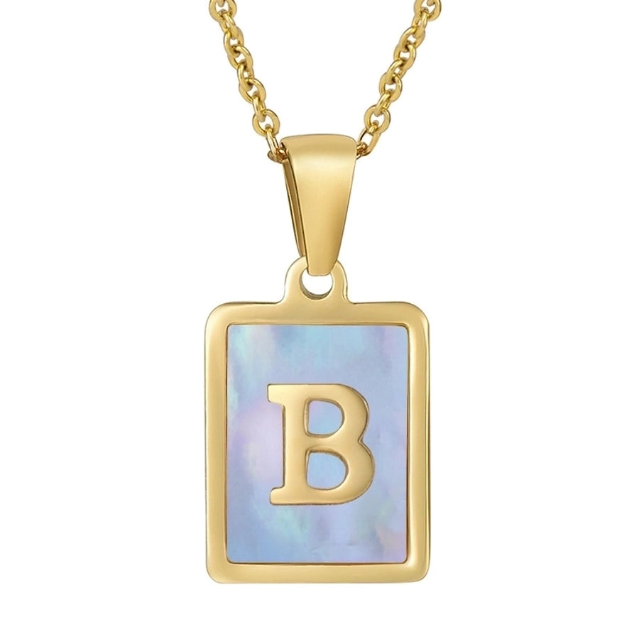 Fashion Letter Titanium Steel Necklace-Bijou Crush