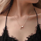 Love 26 English Alphabet Simple Alloy Necklace-Bijou Crush