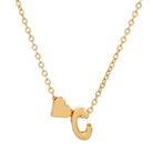 Love 26 English Alphabet Simple Alloy Necklace-Bijou Crush