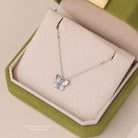 925 Sterling Silver Zircon Butterfly Pendant Necklace-Bijou Crush