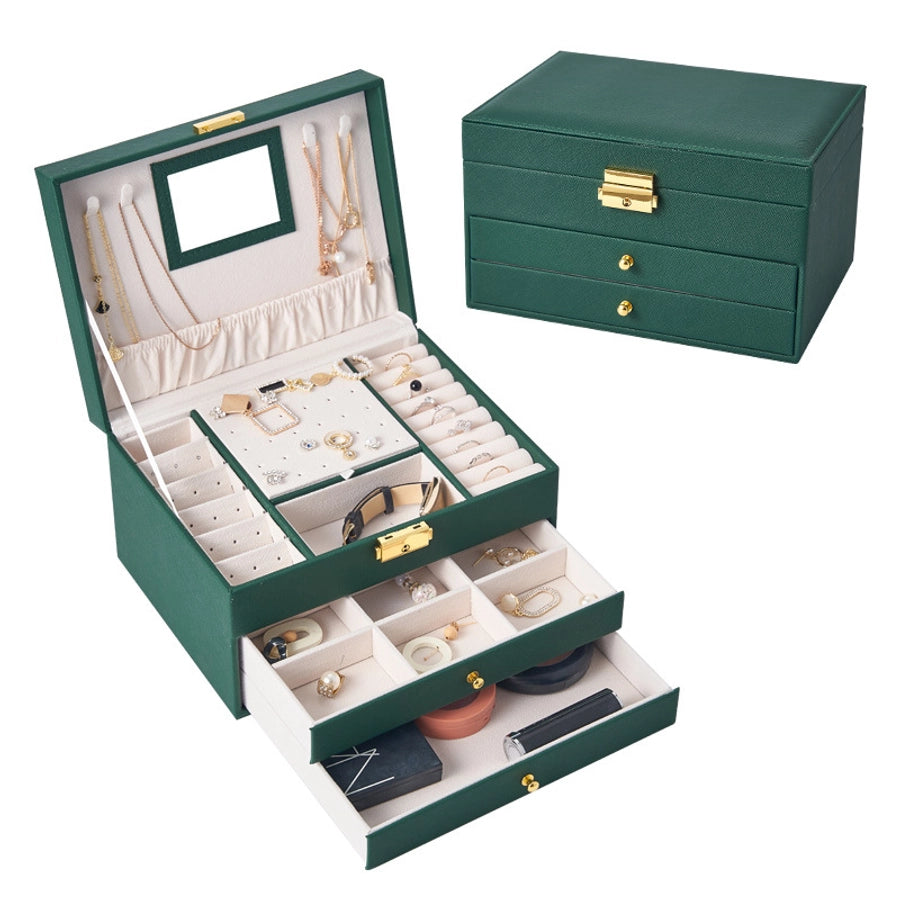 Three-layer Drawer Multi-function Storage Jewelry Box-Bijou Crush