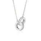 925 Sterling Silver Zircon Geometric Pendant Necklace-Bijou Crush
