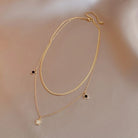 Fashion Star Titanium Steel Enamel Women's Bracelet Necklace-Bijou Crush