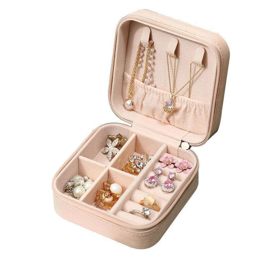 Simple Style Solid Color Leather Jewelry Boxes-Bijou Crush