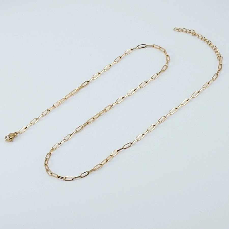 Geo Glam Necklace – 304 Stainless Steel with 18K Gold-Plated Shine-Bijou Crush