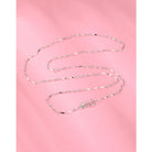 925 Sterling Silver Cable Chain Box Chain Solid Color Necklace-Bijou Crush