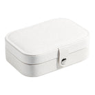 Retro Solid Color Leather Jewelry Box-Bijou Crush