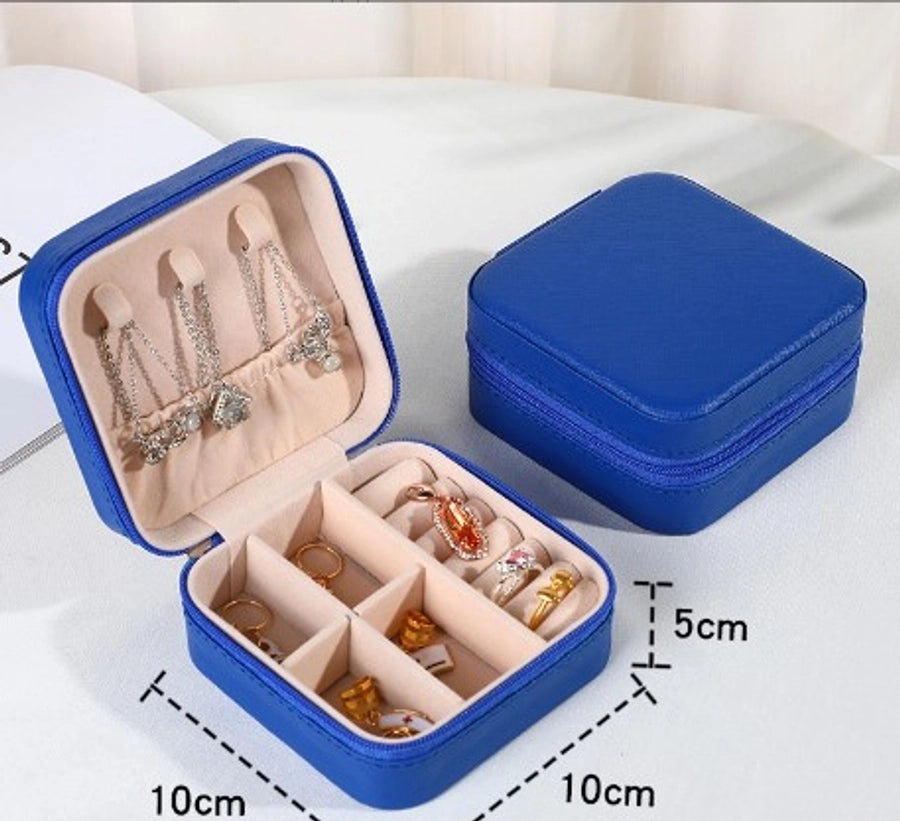 Simple Style Solid Color Leather Jewelry Boxes-Bijou Crush