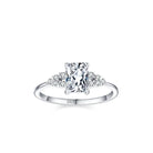 925 Sterling Silver Zircon Rectangle Ring-Bijou Crush