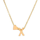 Love 26 English Alphabet Simple Alloy Necklace-Bijou Crush