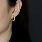 925 Sterling Silver Geometric Hoop Earrings-Bijou Crush
