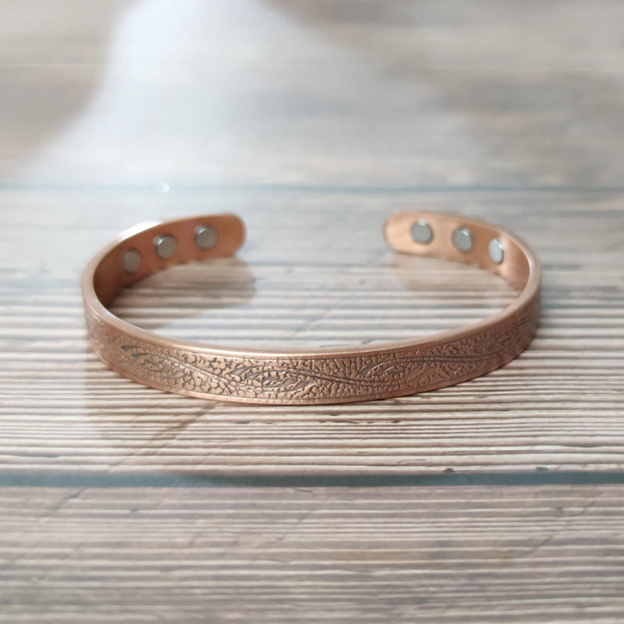 Copper Magnetic Unisex Bangle Bracelet-Bijou Crush