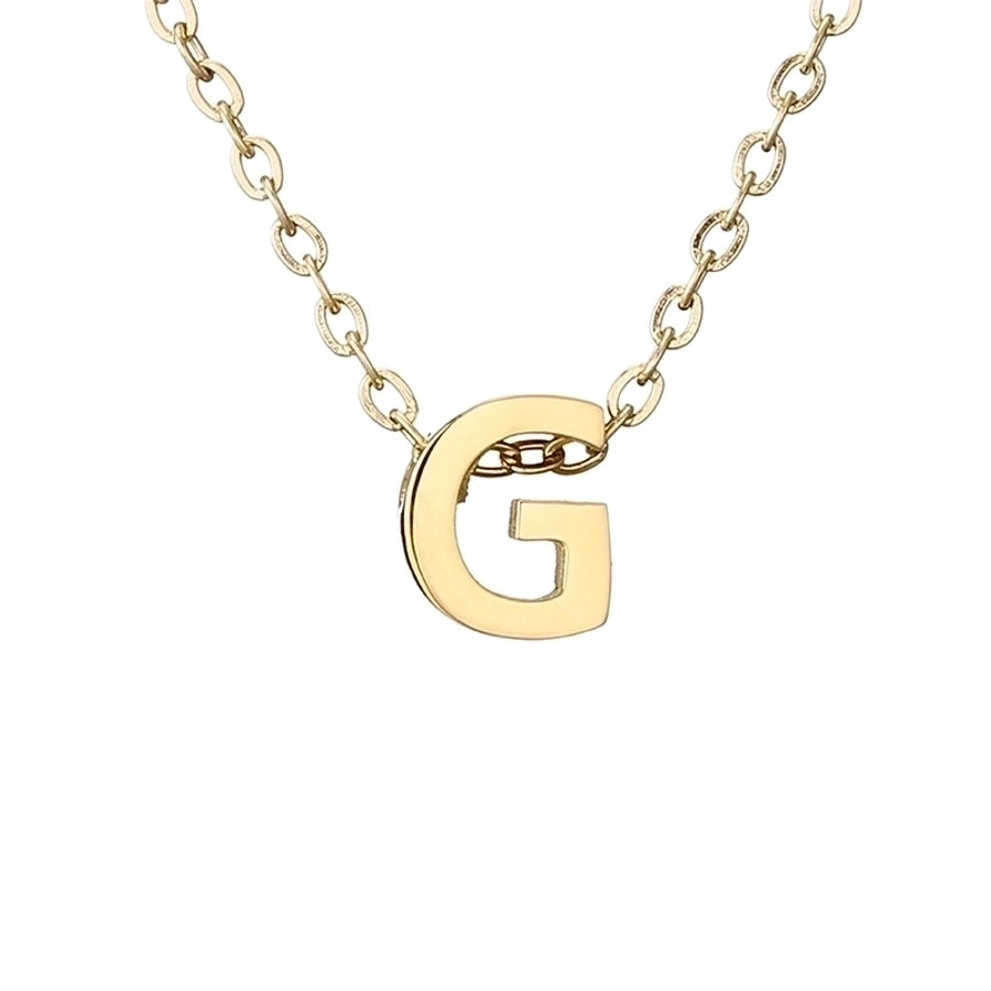 Letter Stainless Steel Titanium Plating Necklace-Bijou Crush