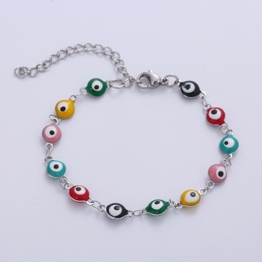 Ethnic Style Devil's Eye 304 Stainless Steel 18K Gold Plated No Inlaid Bracelets-Bijou Crush