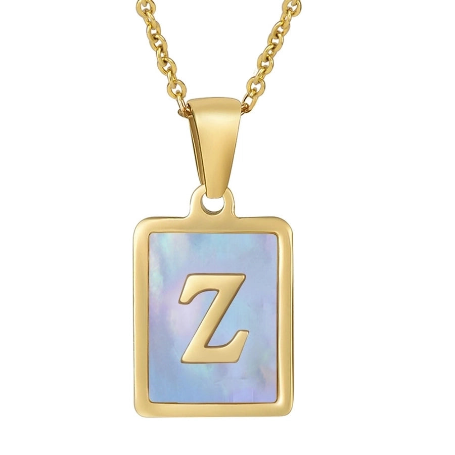 Fashion Letter Titanium Steel Necklace-Bijou Crush