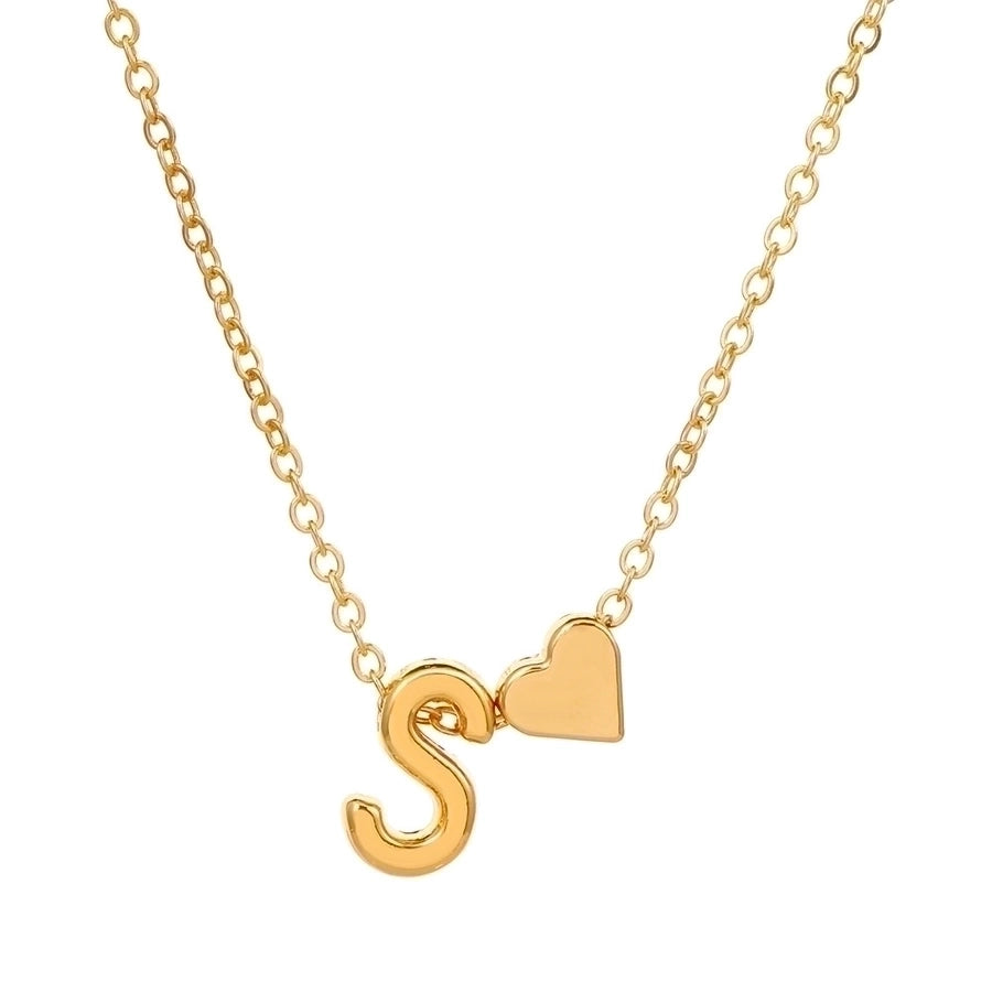 Love 26 English Alphabet Simple Alloy Necklace-Bijou Crush