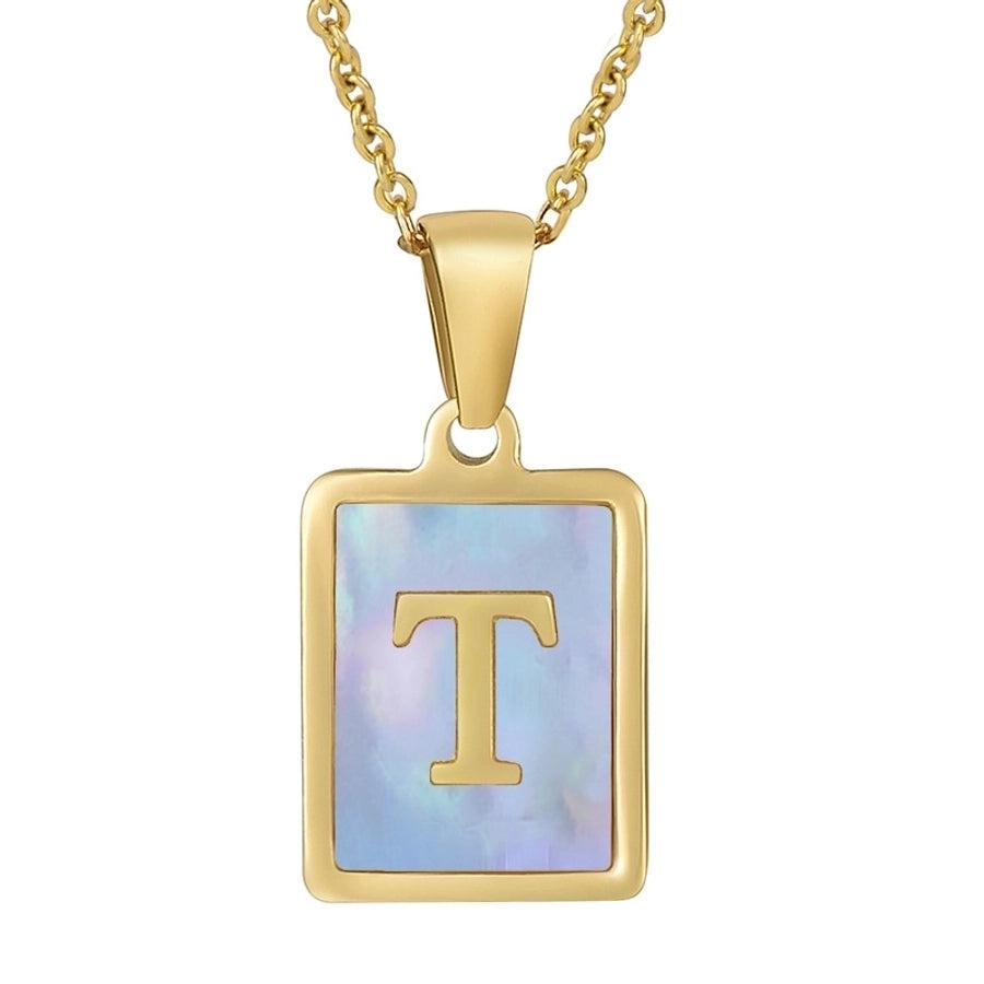 Fashion Letter Titanium Steel Necklace-Bijou Crush