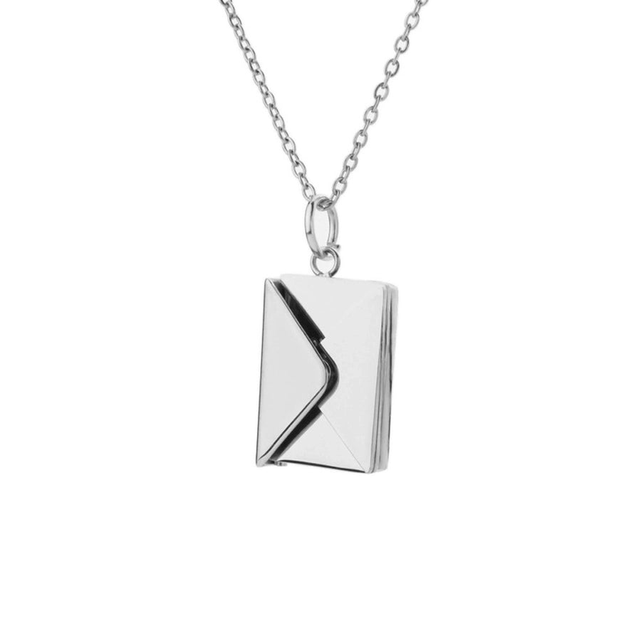 Fashion Envelope Stainless Steel Titanium Plating Pendant Necklace-Bijou Crush