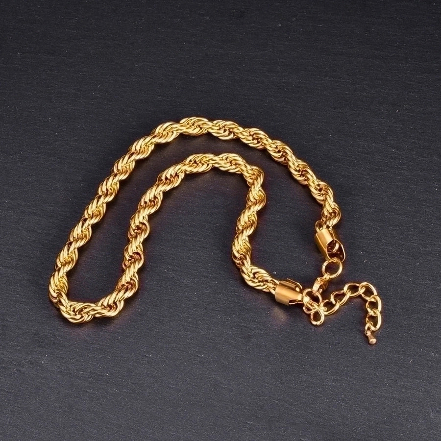 Shiny Shell Inlaid Gold Necklace-Bijou Crush