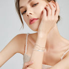 Retro Vibes Bracelet – 925 Sterling Silver with a Timeless Twist-Bijou Crush