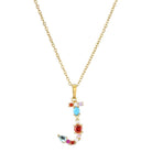 Copper Letter Copper Necklaces-Bijou Crush