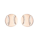 Fashion Letter Skates Ball Stainless Steel Plating Ear Studs-Bijou Crush