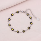 Basic Flower Stainless Steel 18K Gold Plated None Bracelets-Bijou Crush