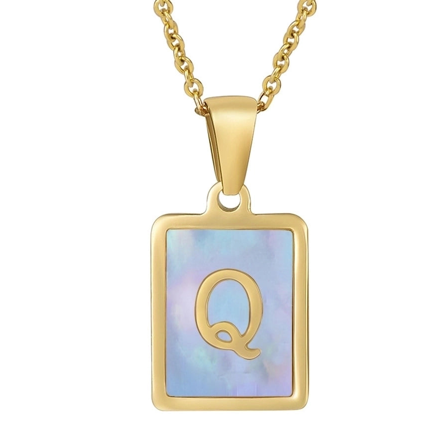 Fashion Letter Titanium Steel Necklace-Bijou Crush