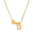 Love 26 English Alphabet Simple Alloy Necklace-Bijou Crush