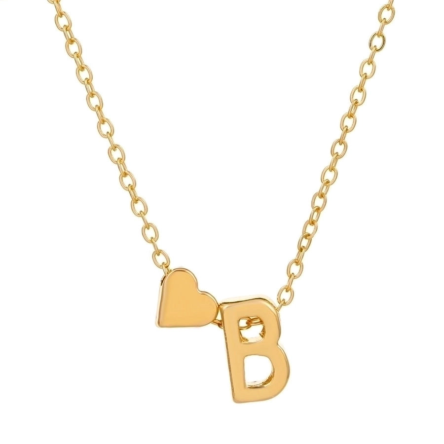 Love 26 English Alphabet Simple Alloy Necklace-Bijou Crush