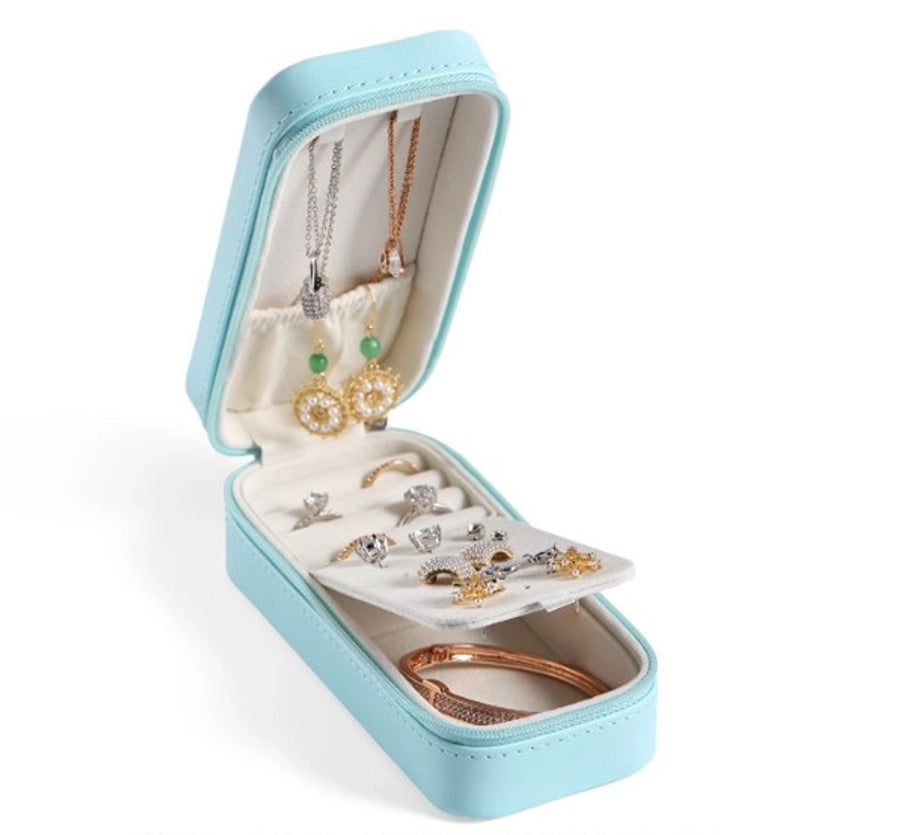 Simple Style Solid Color Pu Leather Flannel Jewelry Boxes-Bijou Crush