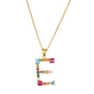 Copper Letter Copper Necklaces-Bijou Crush