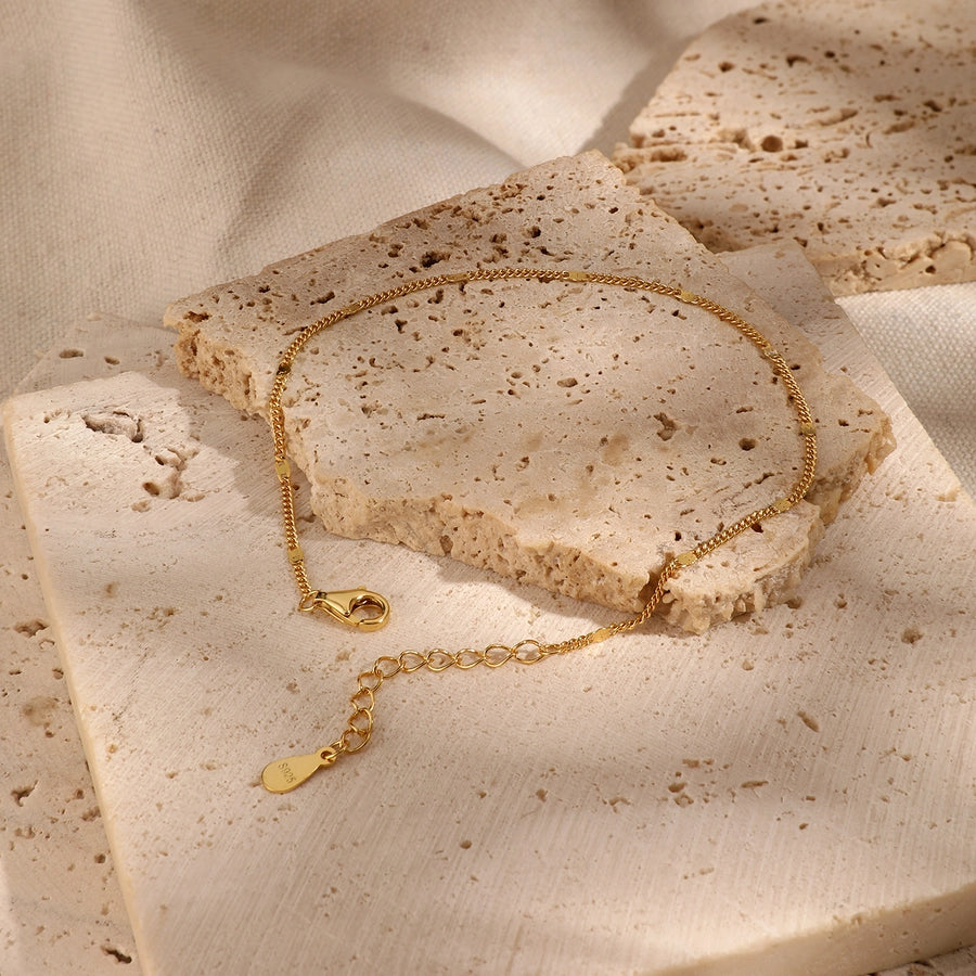 925 Sterling Silver Long-Lasting Plated Solid Color Bracelets Necklace-Bijou Crush