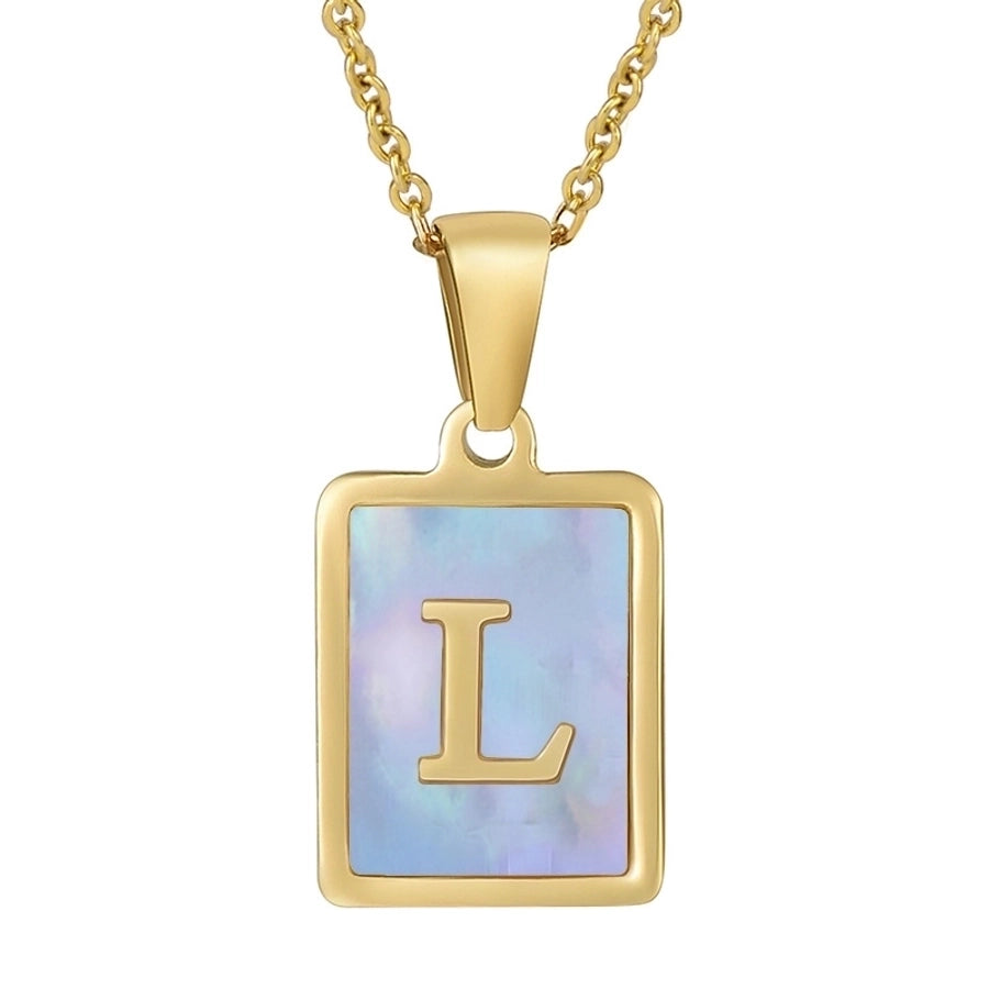 Fashion Letter Titanium Steel Necklace-Bijou Crush