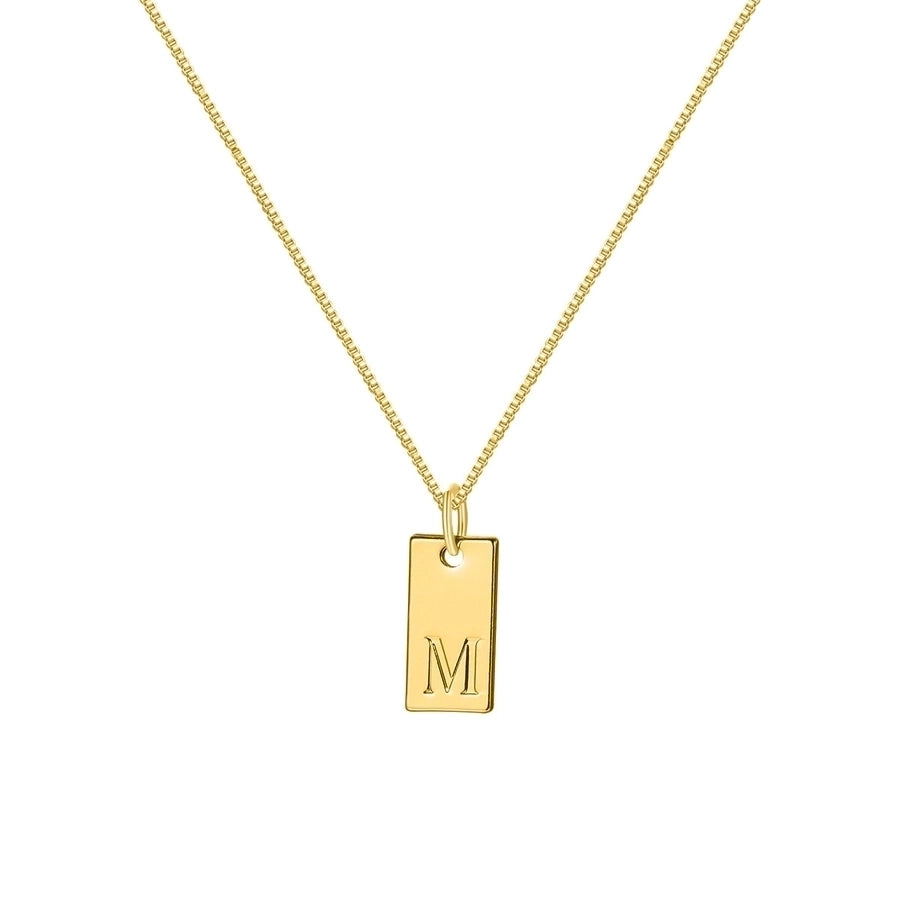 Trendy Minimalist Casual Necklace Letter Alloy Plating Women's Necklace-Bijou Crush