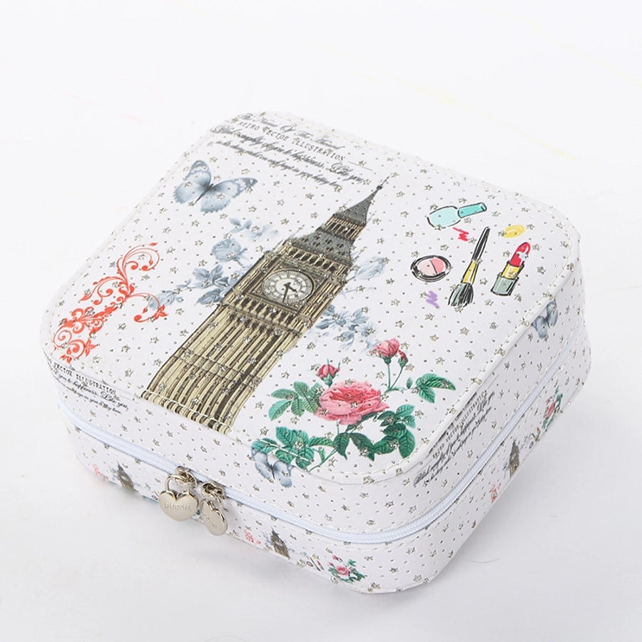 Double-Layer Jewelry Storage Box Simple Earrings Hairpin Necklace Compartment Storage Box Jewelry-Bijou Crush